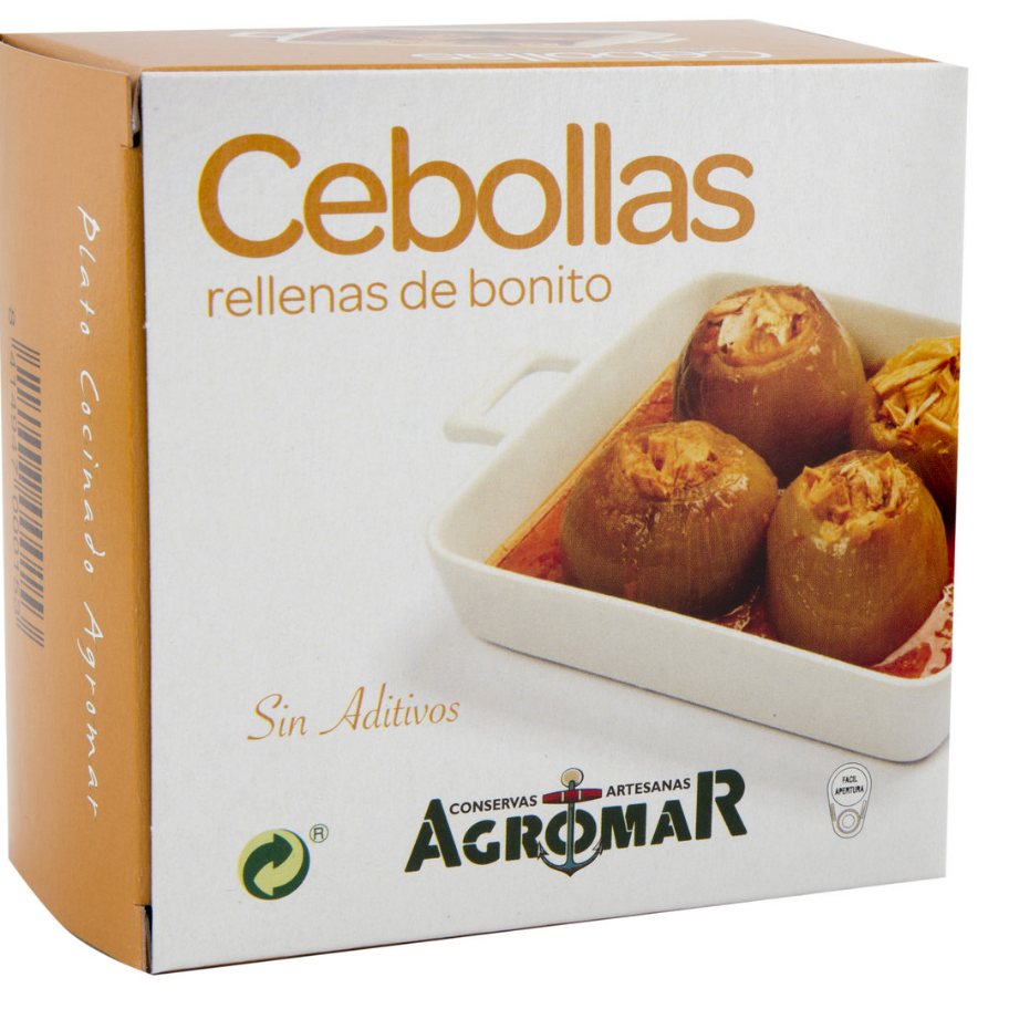 Cebollas Rellenas de Bonito AGROMAR - Lata 425 grs.
