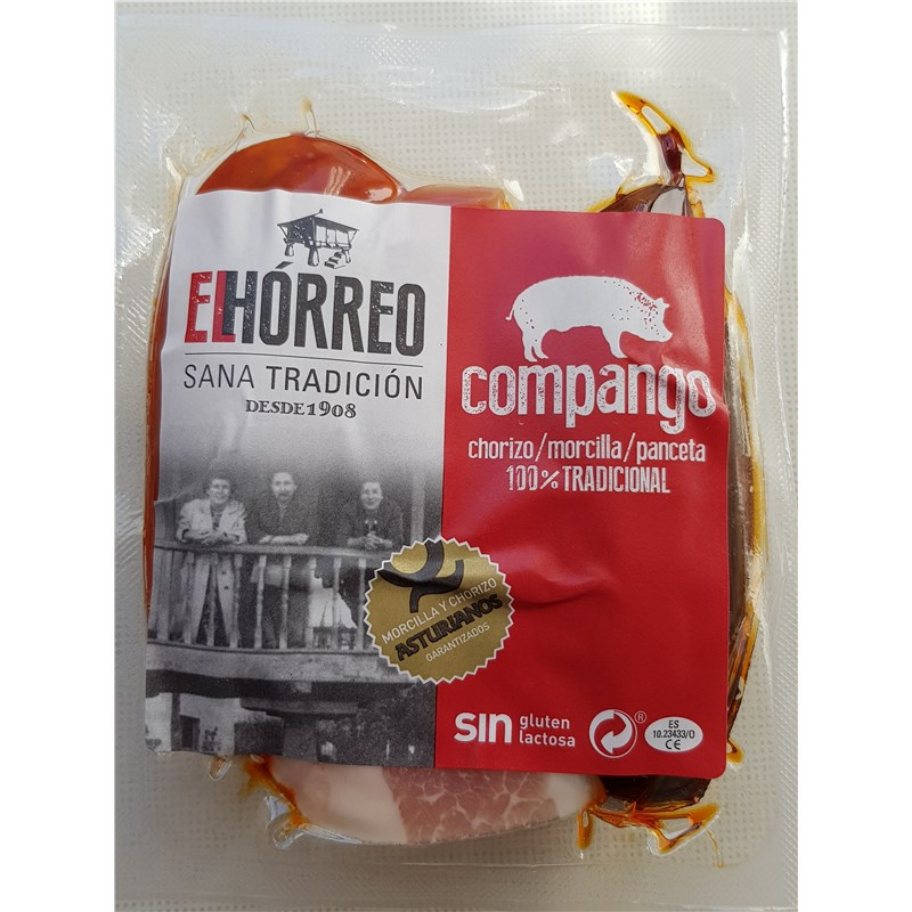 Compango Asturiano (Morcilla, Chorizo y Panceta) EL HORREO