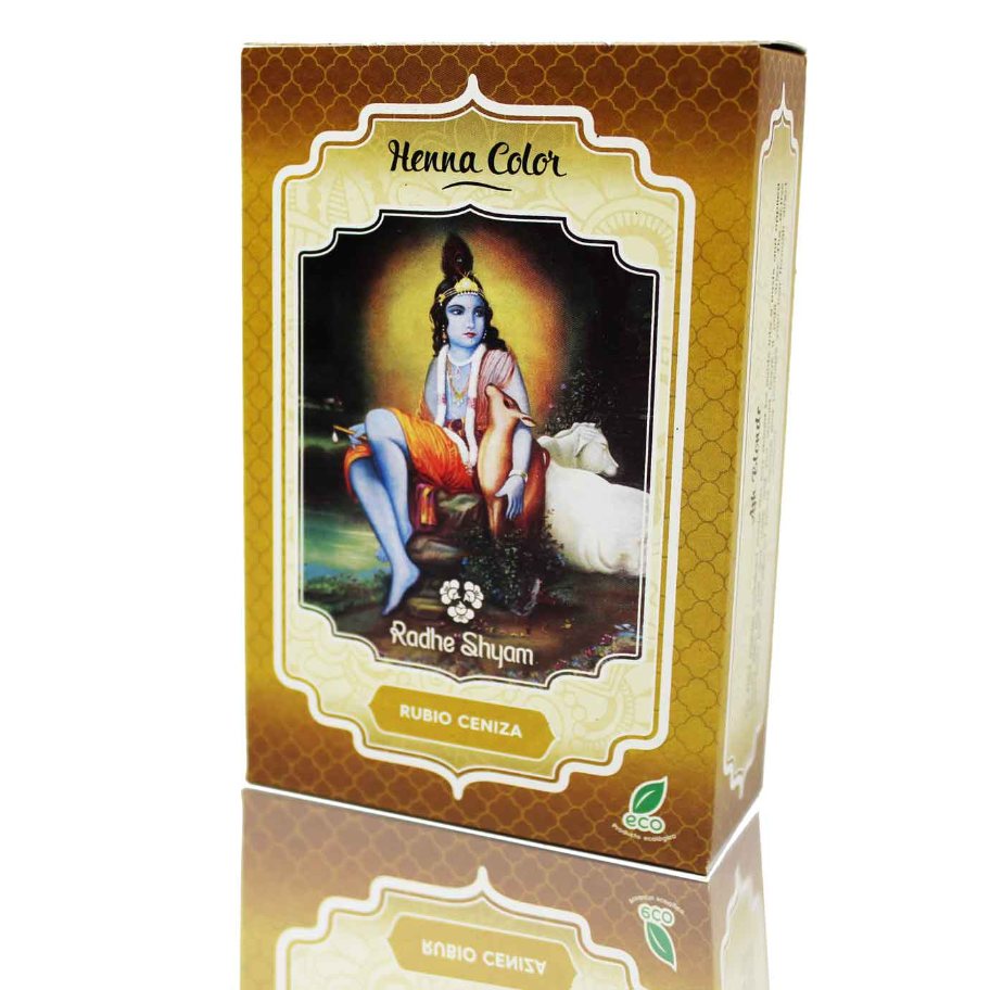 Henna rubio ceniza polvo 100 gr Radhe Shyam 