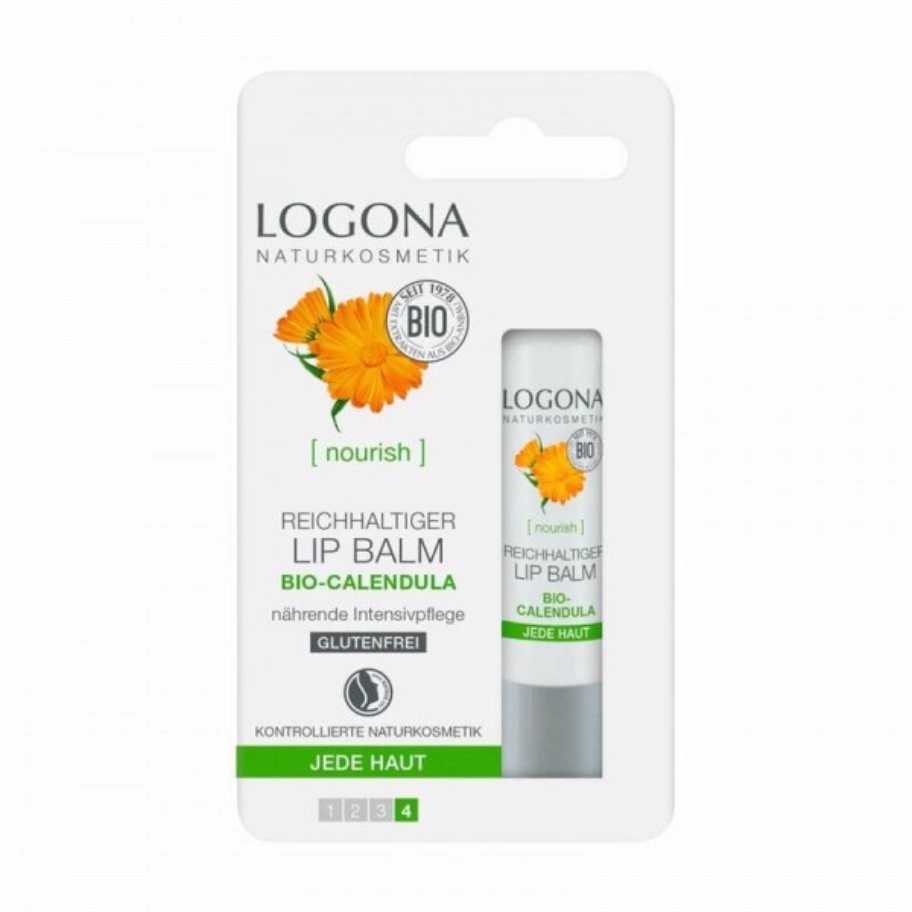 BÁLSAMO LABIAL NUTRITIVO CON CALÉNDULA LOGONA. 4,5 g