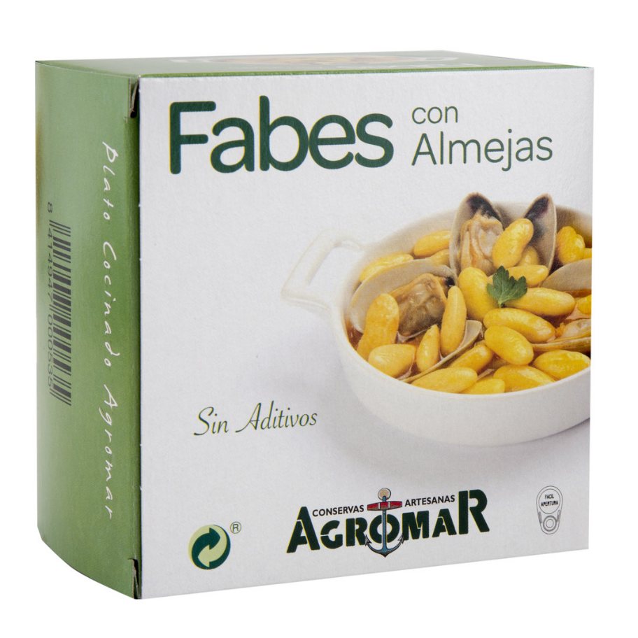 Fabes con Almejas AGROMAR - Lata 425 grs.