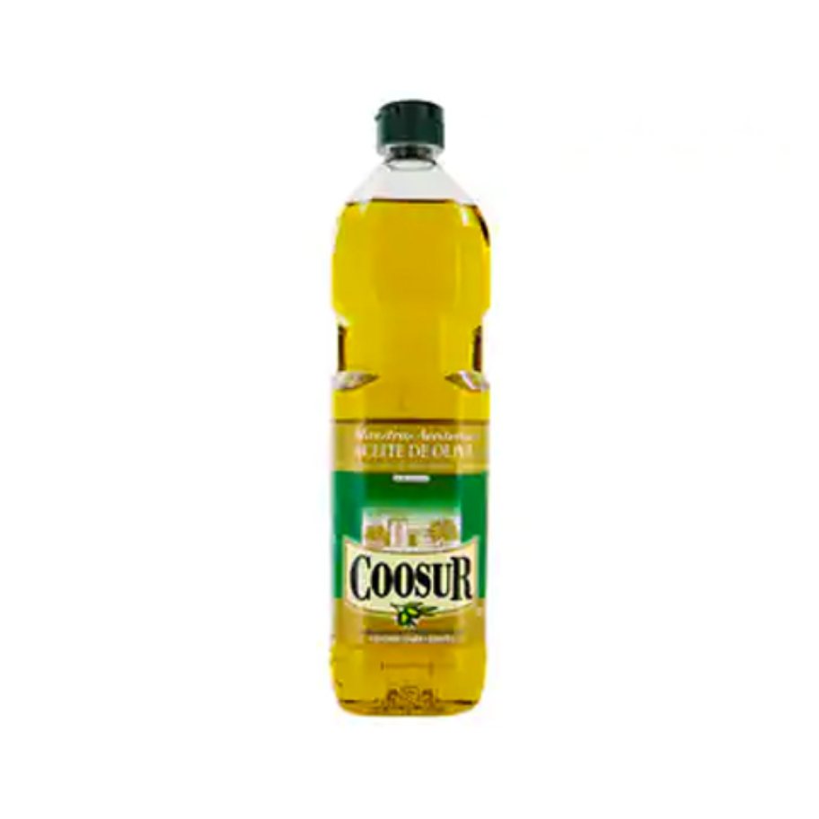Aceite de oliva intenso COOSUR botella de 1 litro.