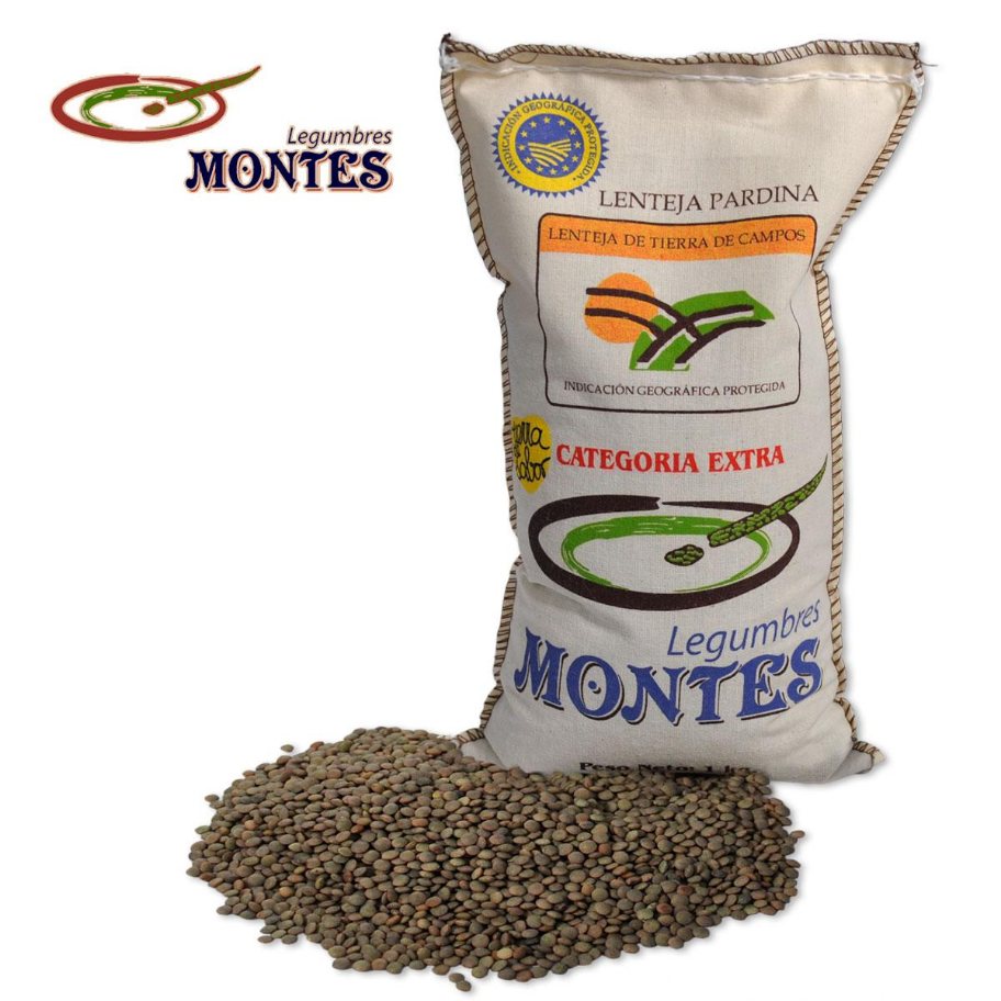 Lenteja Pardina MONTES (Saco Algodón) - 1 Kg.