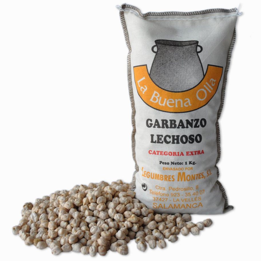 Garbanzo Lechoso MONTES (Saco de Algodón) - 1 Kg.