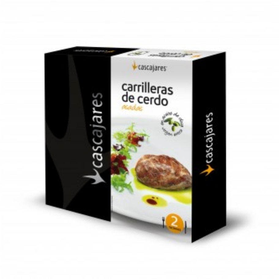  Carrilleras de Cerdo asadas - 1/2 Raciones. 400 Gr.