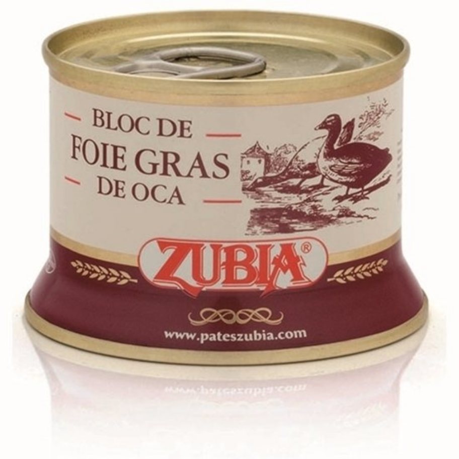 Bloc de Foie Gras de Oca ZUBIA - Lata 130 grs.