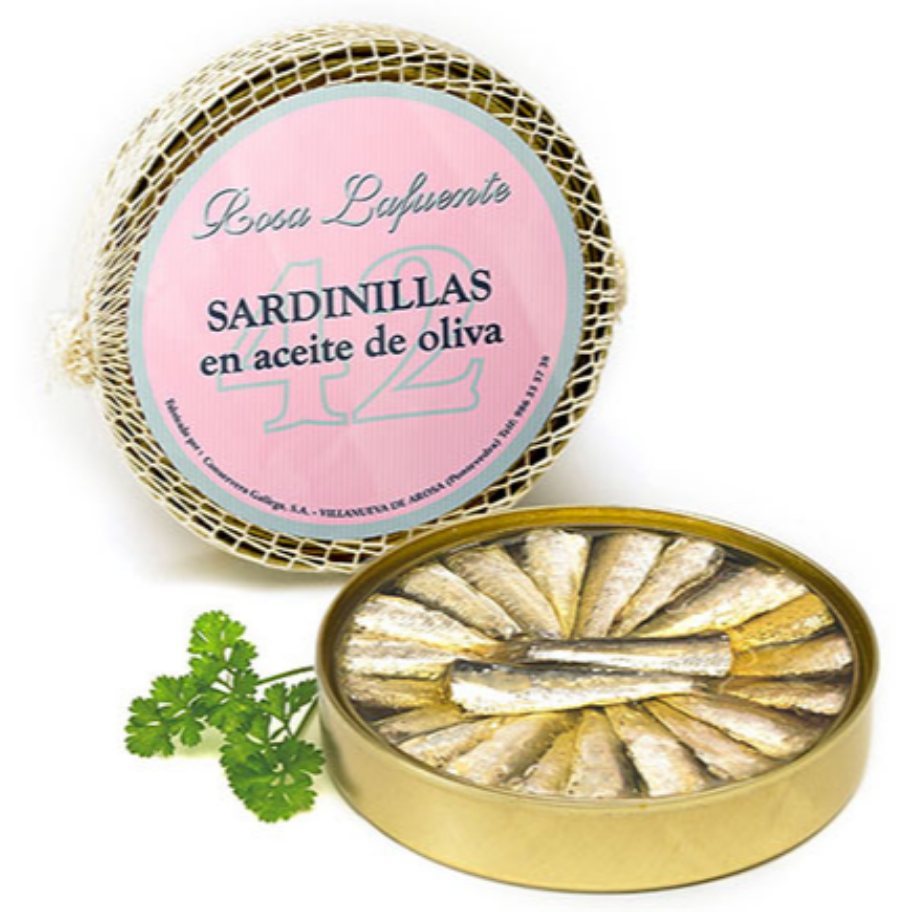 Sardinillas en Aceite de Oliva ROSA LAFUENTE (42 Pzas) - 120