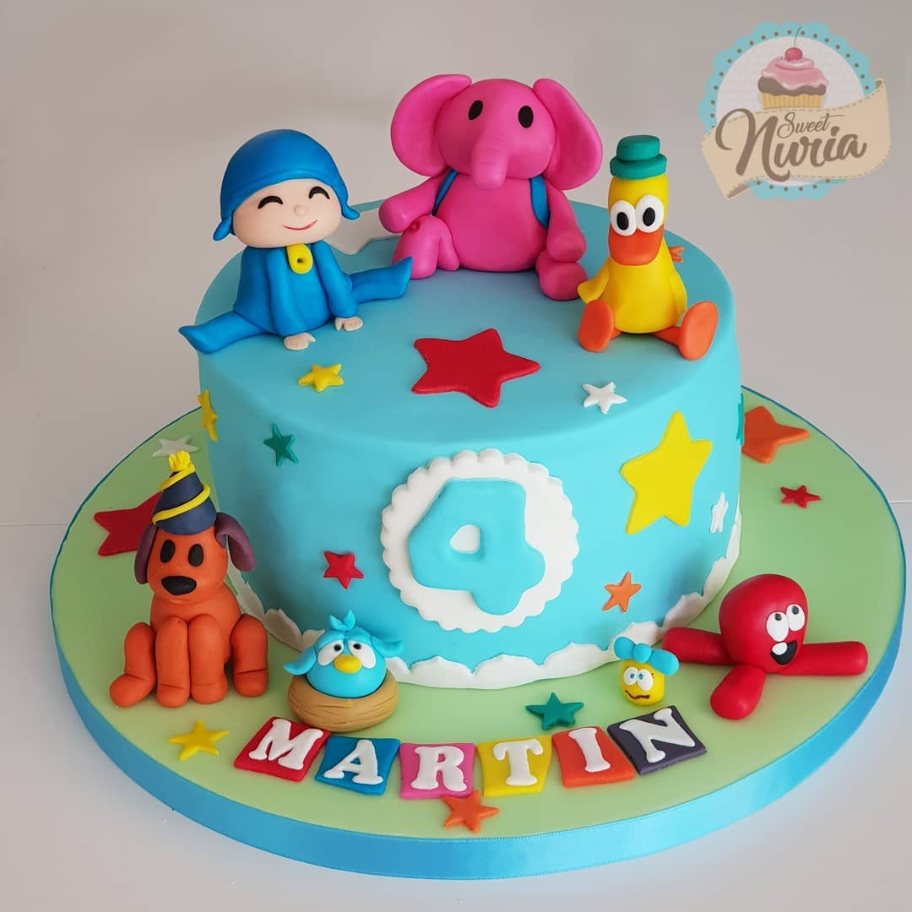 Tarta Fondant Pocoyó 