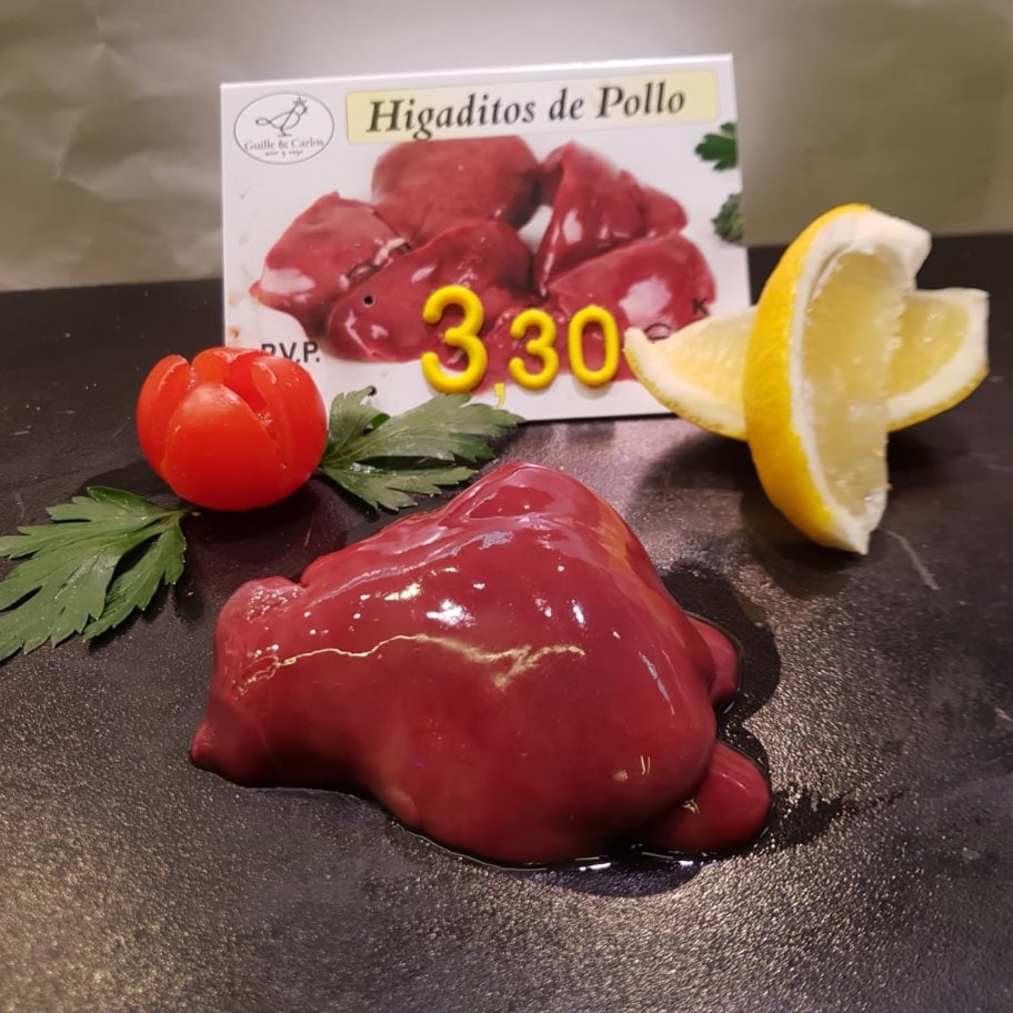 Hígado de pollo 1Kg. 