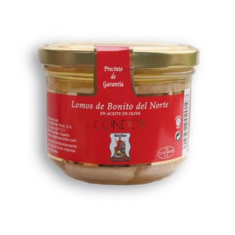 Lomos de Bonito del Norte en Aceite de Oliva CONDOR - 220gr.